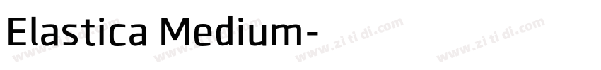 Elastica Medium字体转换